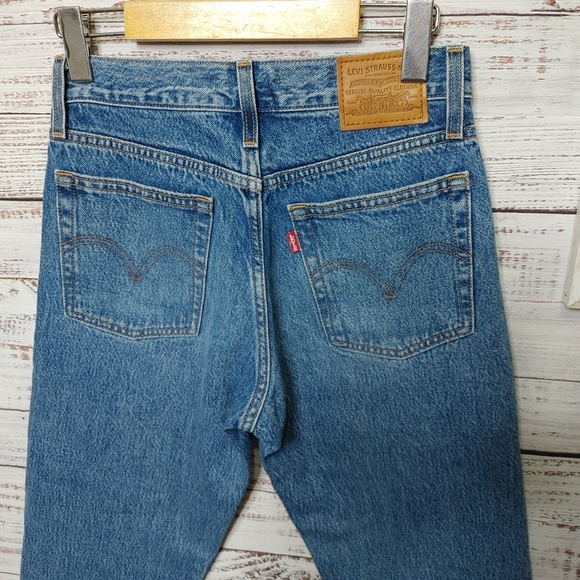 Levi's High Rise Blue Jeans for Women - Picture 8 of 14